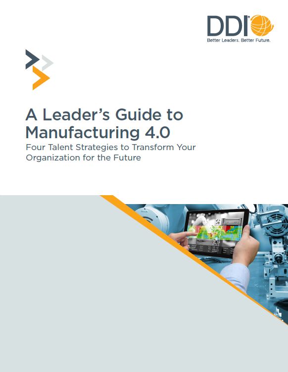 A Leader’s Guide to Manufacturing 4.0: Four Talent Strategies to Transform your Organization for the Future